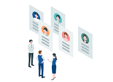 中途入社の割合